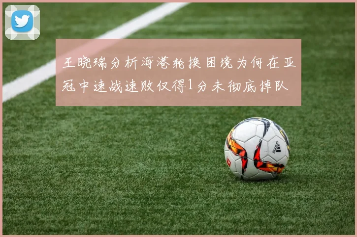 王晓瑞分析海港轮换困境为何在亚冠中速战速败仅得1分未彻底掉队